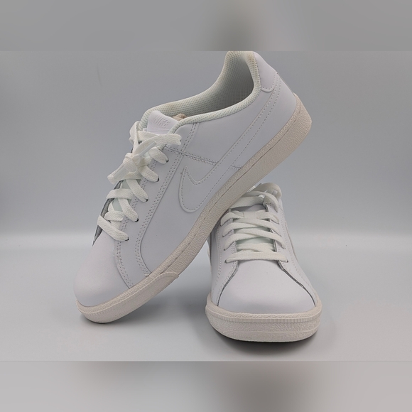 Nike Court Royale Triple White Sneakers Women’s 8 Leather Classic NEW - Picture 4 of 5